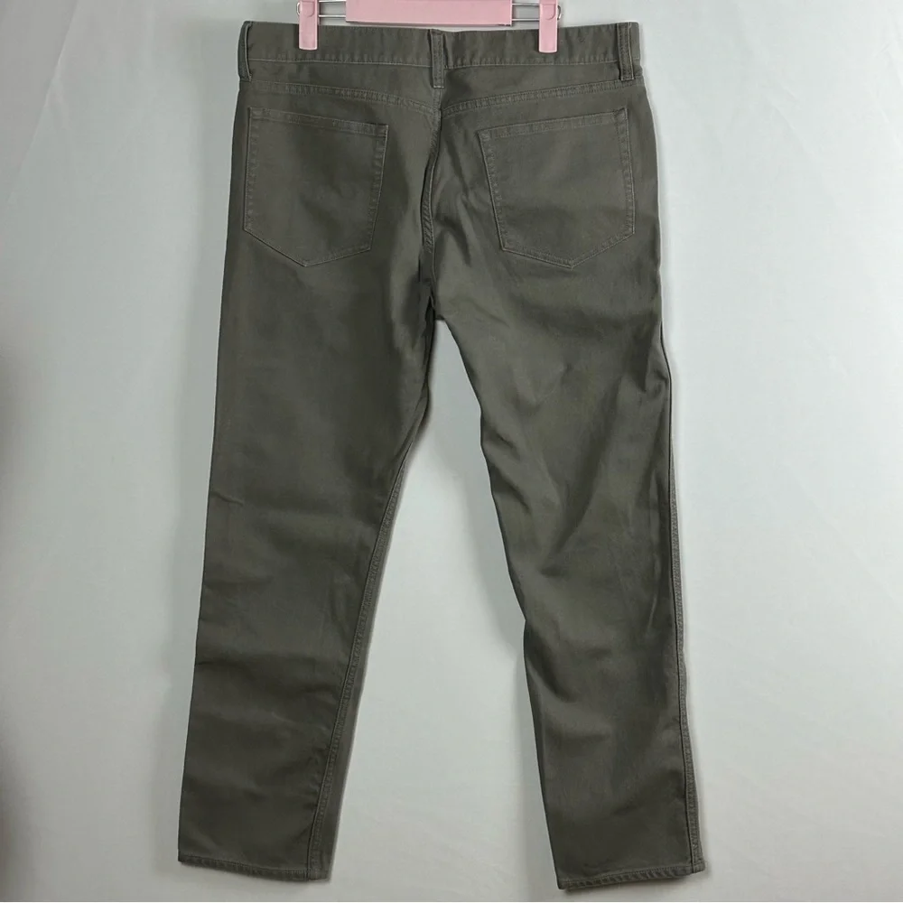 J.Crew The Sutton men's grey cotton straight leg pants - size 33 x 30